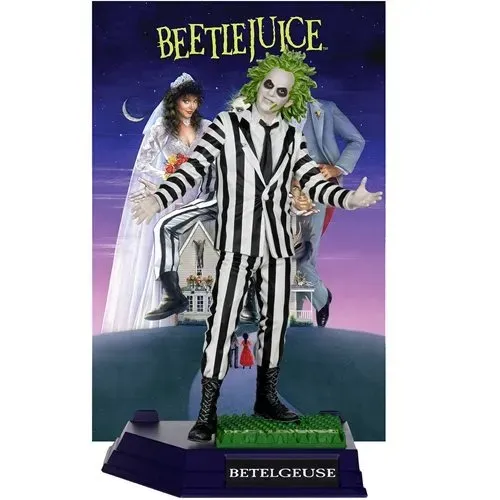 McFarlane Movie Maniacs Beetlejuice 1988 6-Inch Scale Posed Figure