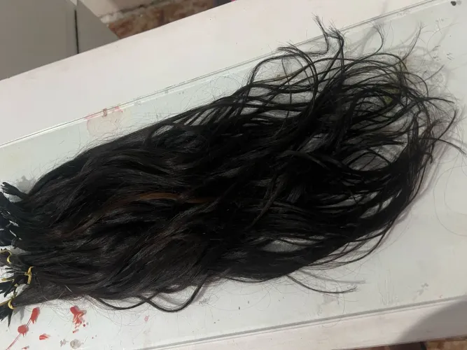 Mega Hair 100% Humano - 130g - Preto Natural