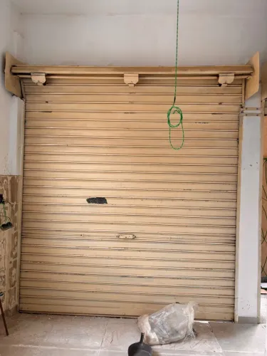 Porta de aço de enrolar manual (2,50m x 2,5m)