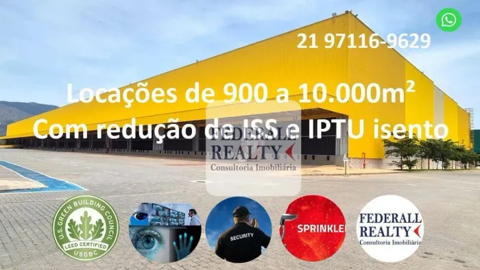 Aluguel galpão em Belford Roxo é com a Federall Realty