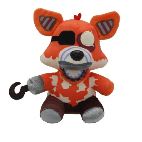 Boneco de Pelúcia Five Nights At Freddys Dreadbear Grim Foxy 18cm Fnaf - Presente de Natal