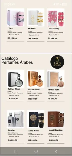 Perfumes Árabes 100% original... consultar catálogo... preço apartir de 189,90