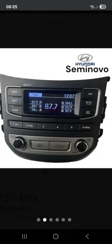 Multimídia original do carro Hyundai HB 20