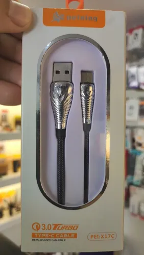 Cabo USB Tipo C Turbo 3.0 1.2m Metal Trançado