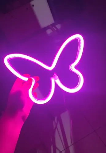 Vendo borboleta de led rosa