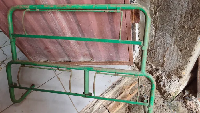 Porta bobinas de papel antigo