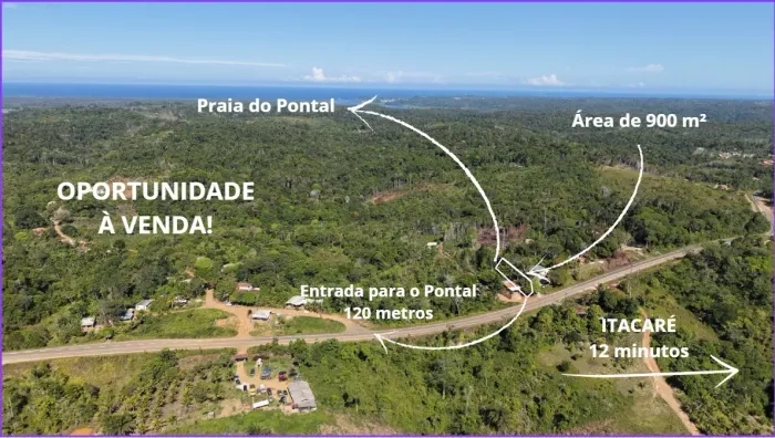Terrenos à venda na BA001 próximo a entrada da Matinha / Pontal