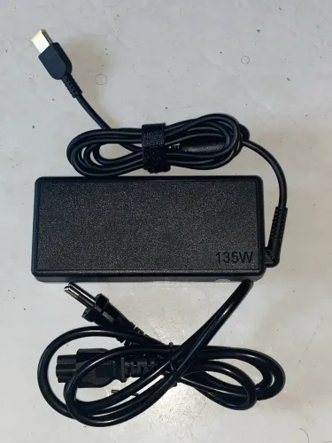 Fonte Carregador ORIGINAL Lenovo 135W 20V 6.75A - Slim Tip - NOVA