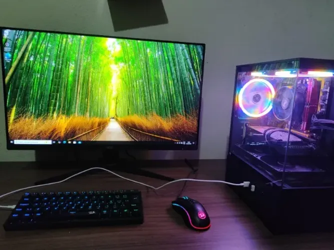 VENDO/TROCO - PC GAMER COMPLETO - Ryzen 5 1600X - RX 560 4GB GDDR5 - 16GB RAM DDR4