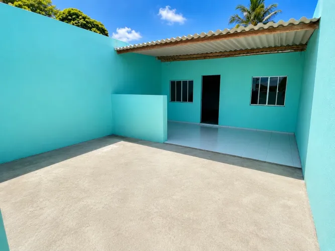 Casa 2 Quartos com Varandão + Água e Luz Inclusos - Vila do Riacho
