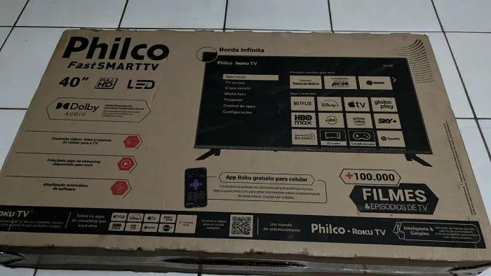 Tv 40 Philco fast Smart TV