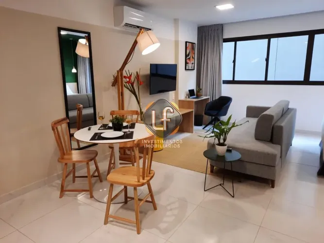 STUDIO MOBILIADO COM RENDA IMEDIATA | ALDEOTA | PRÓXIMO À BEIRA-MAR