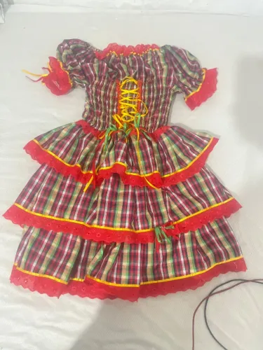 Vestido junino infantil