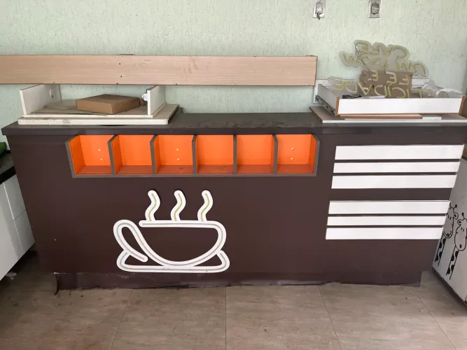 Balcão de cafeteria