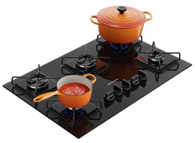 Cooktop 5 bocas Brastemp NOVO