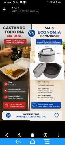 Marmita 6horas quente entrega