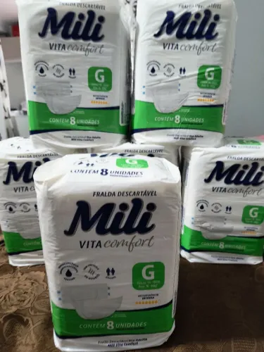 Kit com 6 pacotes de Fraldas geriátrica descartável tamanho G