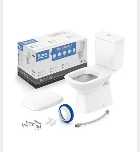 Kit vaso sanitário Roca Debba