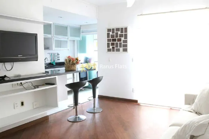 Flat com 2 dormitórios para alugar em Moema - SP
