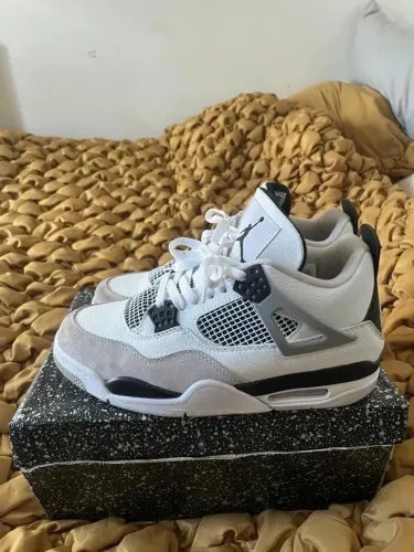 Nike Air Jordan 4 Retro ?Grey/Black? (Gris/Noir)