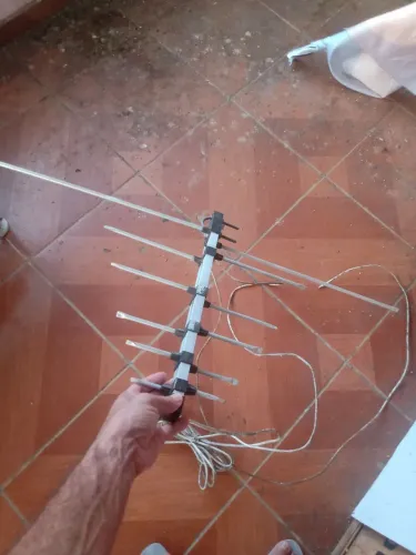 Antena externa com Cabo