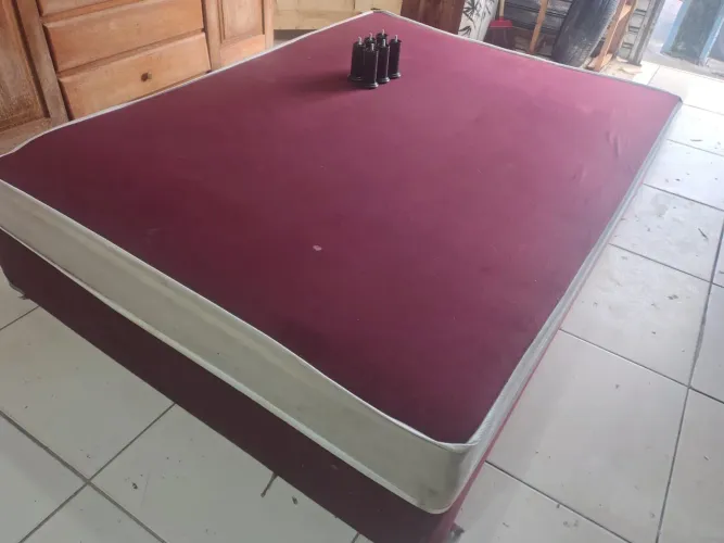 Cama Usada Casal Bem Conservada - Espuma (ENTREGA GRÁTIS)