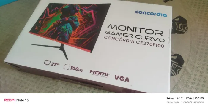 Monitor Gamer Concórdia CZ270F100