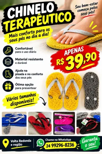 Chinelo Massageador