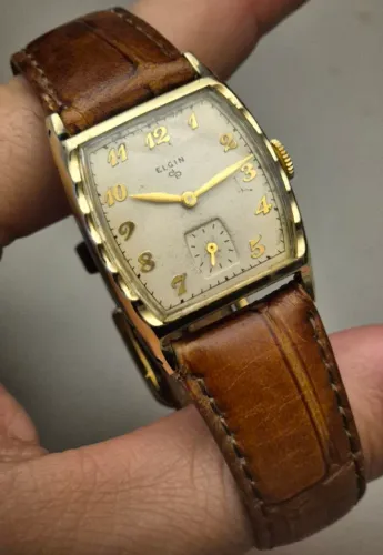 Relógio Elgin Vintage Art Déco USA Original Cal. 683 17 joias Anos 50/60