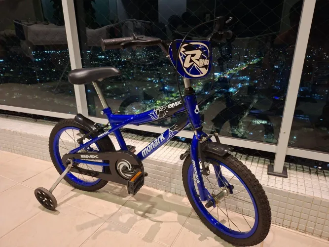 Bicicleta Monark BMX aro 16, seminova