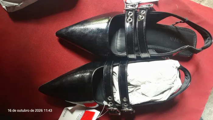 Sapato Scarpin Feminino Satinato Renner