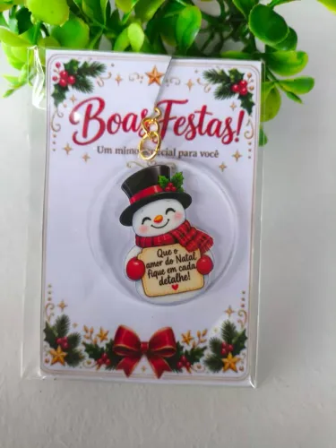 Lembrancinha de Natal - Chaveirinho para Presentear