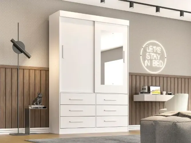 guarda roupa star 2 portas salleto
