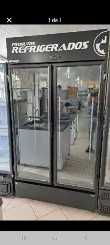 Ac Expositor refrigerador visa cooler 2 portas 
