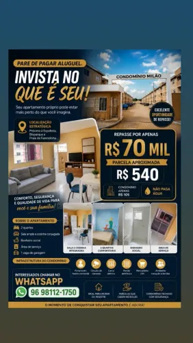 Oportunidade de Repasse de apartamento 