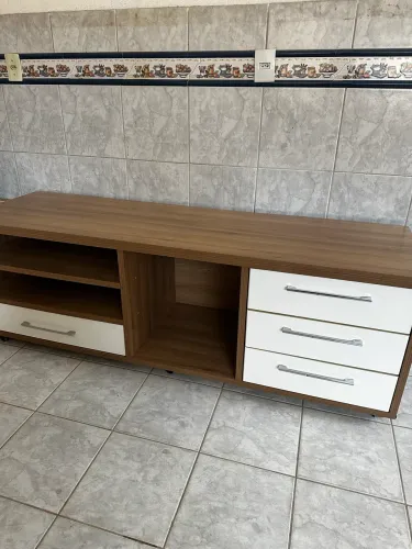 Rack em MDF premium marca Todeschini 1,87x55cm