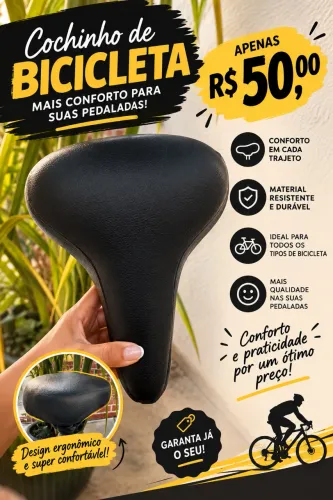 Colchinho ou assento para Bike