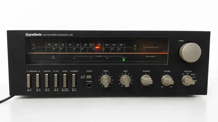 Receiver Gradiente S-126 Vintage Amplificador Som Antigo AM/FM
