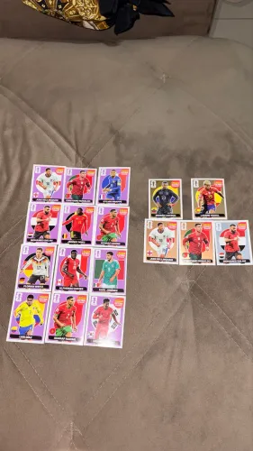 4 extras sticker lilas oficial panini