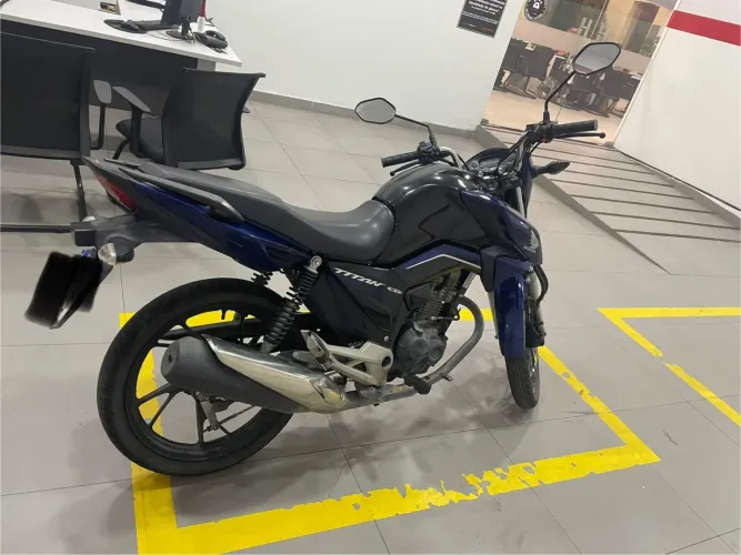 Honda CG 160 2024 azul/preta