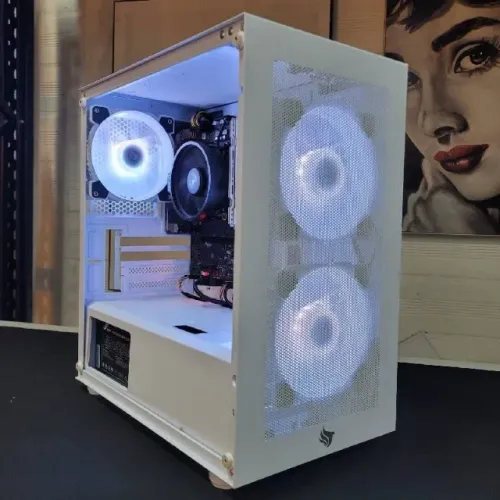 PC Gamer, Ryzen 5 4600G, 16GB DDR4, SSD 120GB, HD 500GB