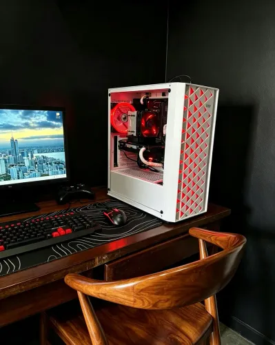 Pc Gamer Xeon,Placa mãe MR9a pro+E5 2650v4+Rx 580+16gb dual Chanel