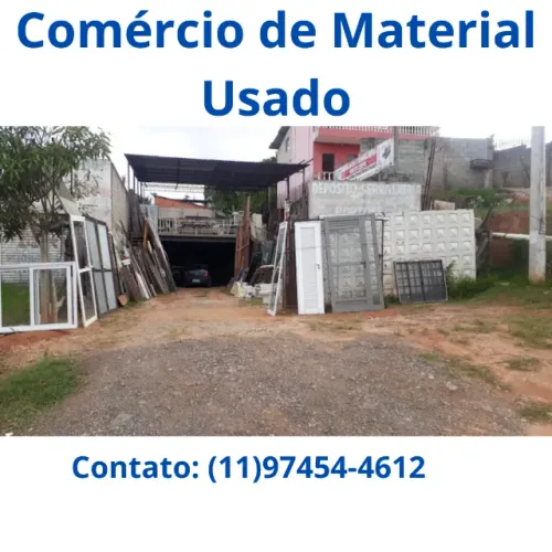 Compramos materiais usados de construção, demolição e reforma