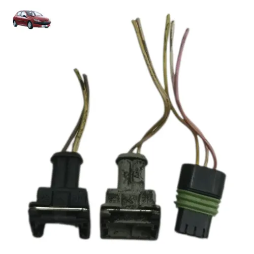 Jogo plug conector corpo tbi Peugeot 206 1.4 gasolina 2001