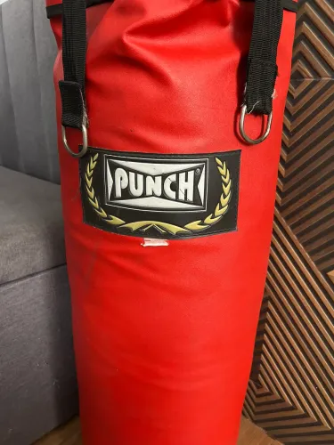 PRA VENDER LOGO! Saco de pancadas Punch - Grande, com corrente 