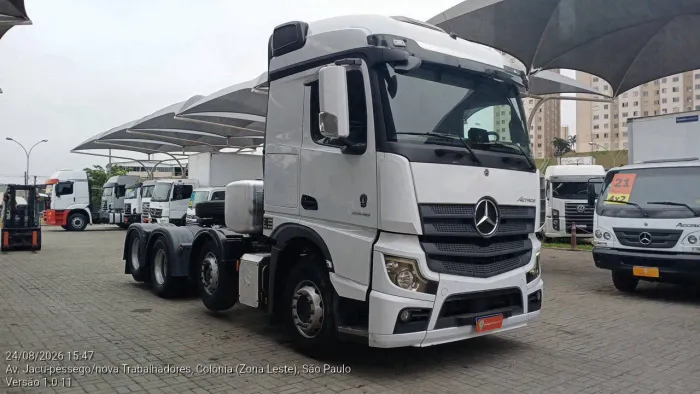 Mercedes-Benz Actros 2548/36 LS 6x2 2021/2021 Vamos Seminovos Jacu Pêssego
