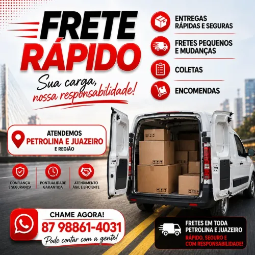 Frete | Agrego Fiorino | Entregas e Coletas