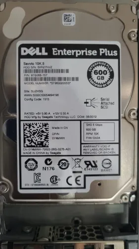 Hd 600gb 10k sãs 6gb pn 0y4mwh