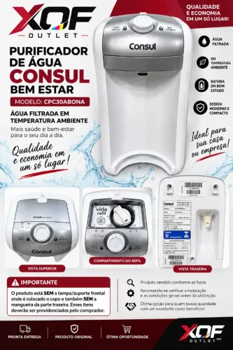 Purificador de Água Consul Bem Estar