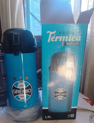 Garrafa térmica grêmio 